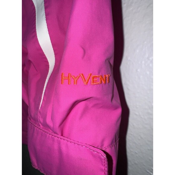 THE NORTH FACE HYVENT Youth Girls 14-16 2 In 1 Rain Wind Breaker Jacket Pink - Picture 4 of 15